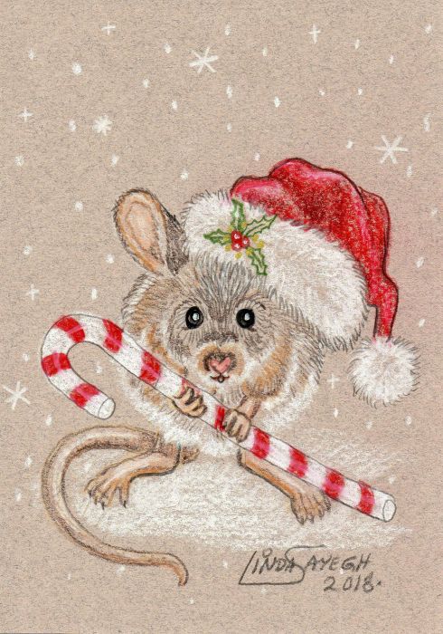 Merry Christmouse by Linda Sayegh